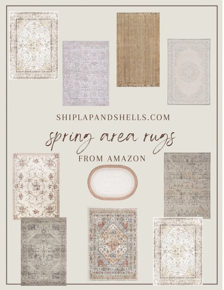 Spring area rugs from Amazon!

#LTKhome #LTKSeasonal