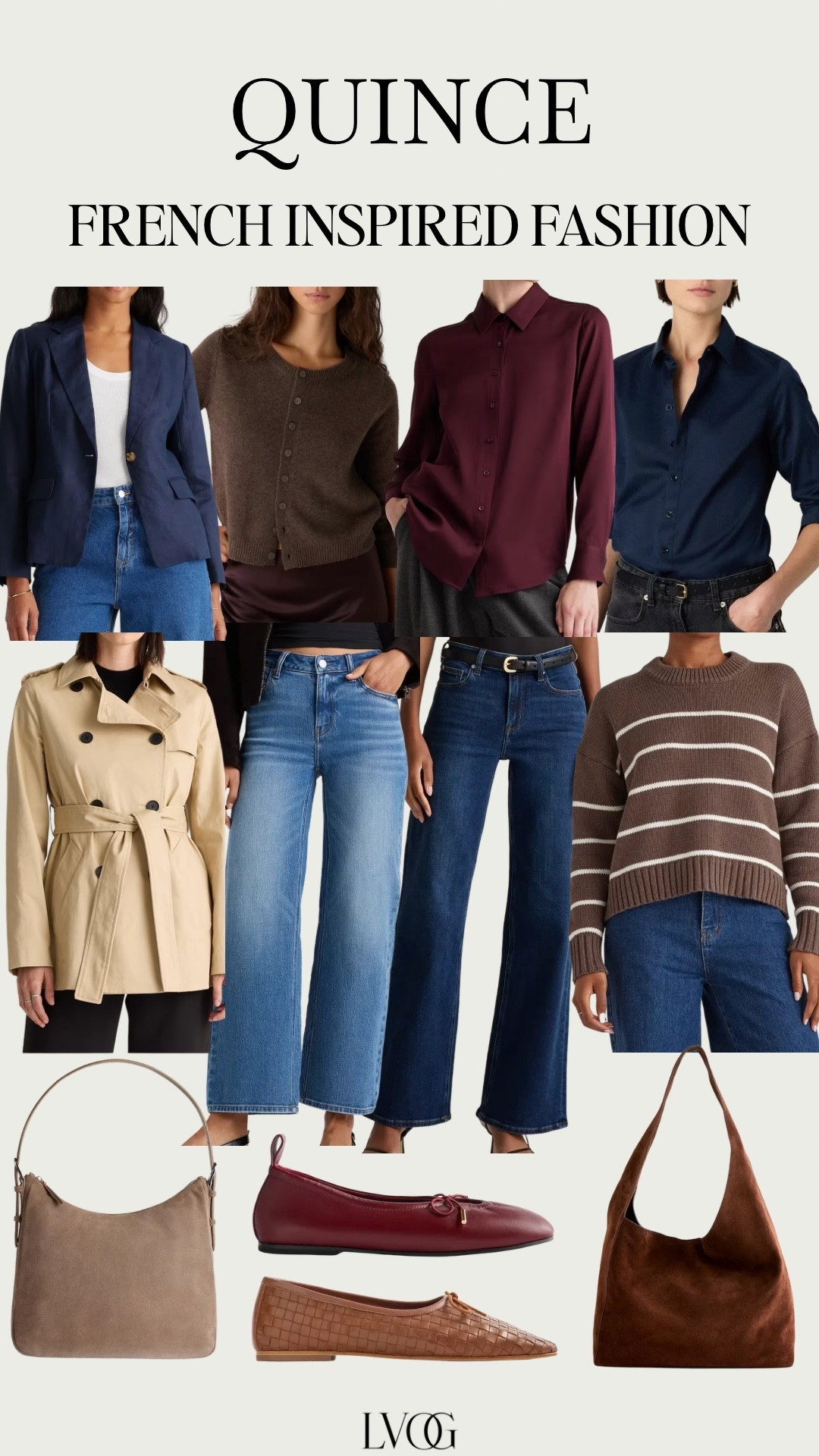 French inspired fashion from @Quince

#LTKootd #LTKSeasonal #LTKOver40