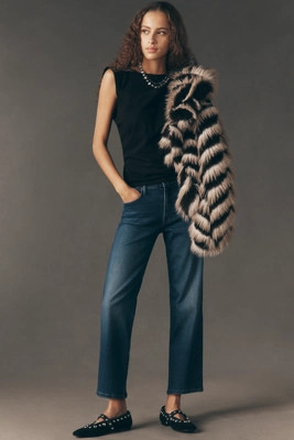 MOTHER Newbie Ankle Mid-Rise Relaxed Jeans | Anthropologie (US)