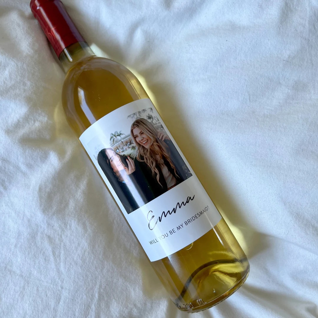 Bridesmaid Wine Label - Bridesmaid proposal gift - Personalized gifts, Will you be My Bridesmaid ... | Etsy (US)
