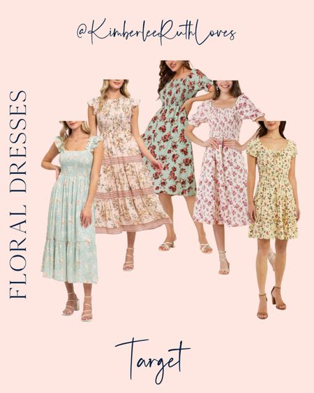 Chic floral dresses from Target, perfect for brunch dates and outdoor parties!

#mididress #springfashion #summerclothes #casualstyle

#LTKFind #LTKunder50 #LTKstyletip