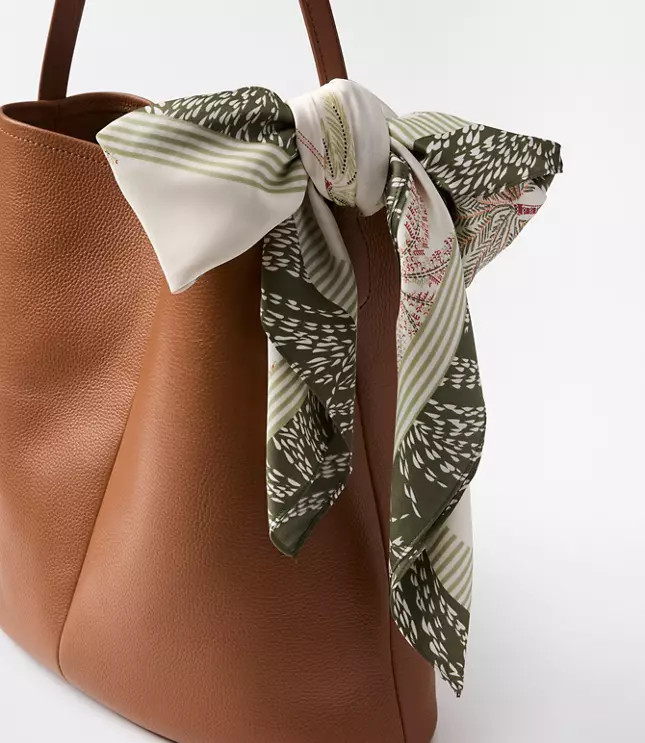 Palm Square Scarf | LOFT
