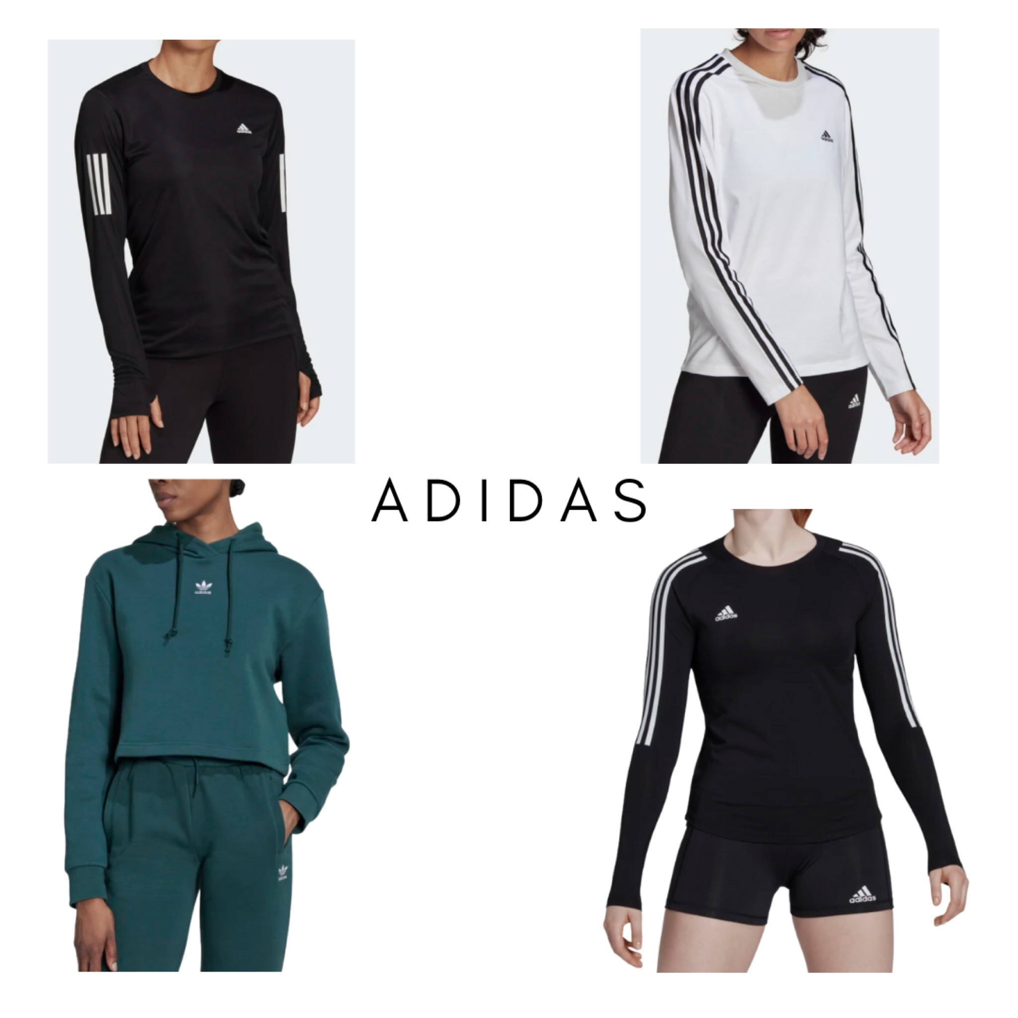 Adidas tops! Athletic wear. Sale items. 

#LTKfit #LTKGiftGuide #LTKHoliday