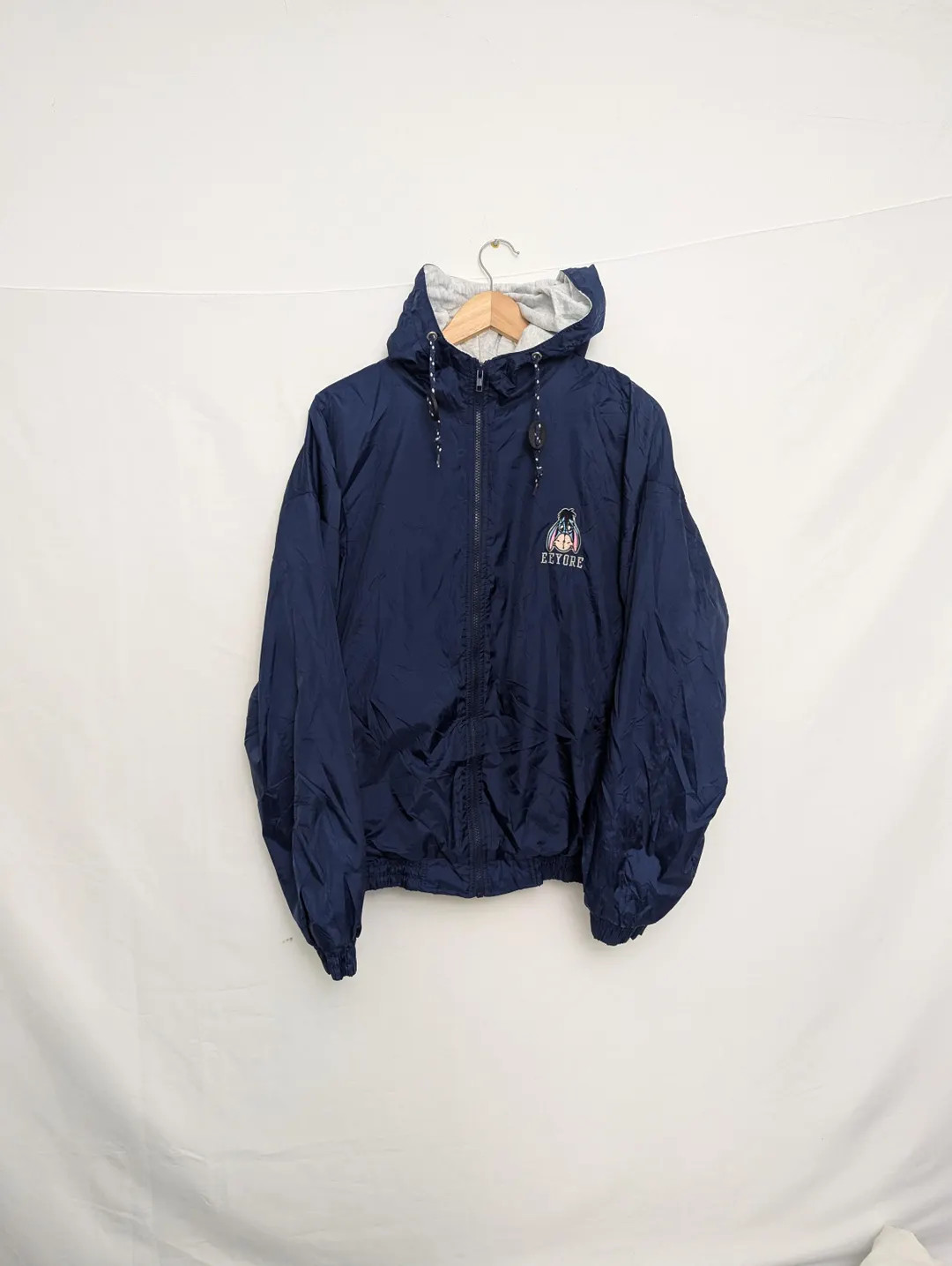 Vintage 90s Disney Eeyore Windbreaker Jacket – Men’s Large (women’s Oversized Fit) – Navy... | Etsy (US)