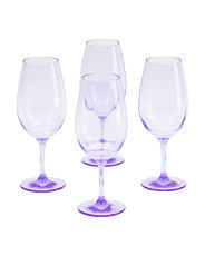 4pk Acrylic Wine Glasses | TJ Maxx