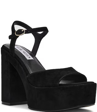 Odina Suede Platform Sandals | Dillard's