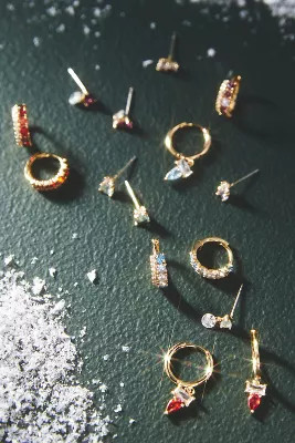 Birthstone Earrings, Set of 4 | Anthropologie (US)