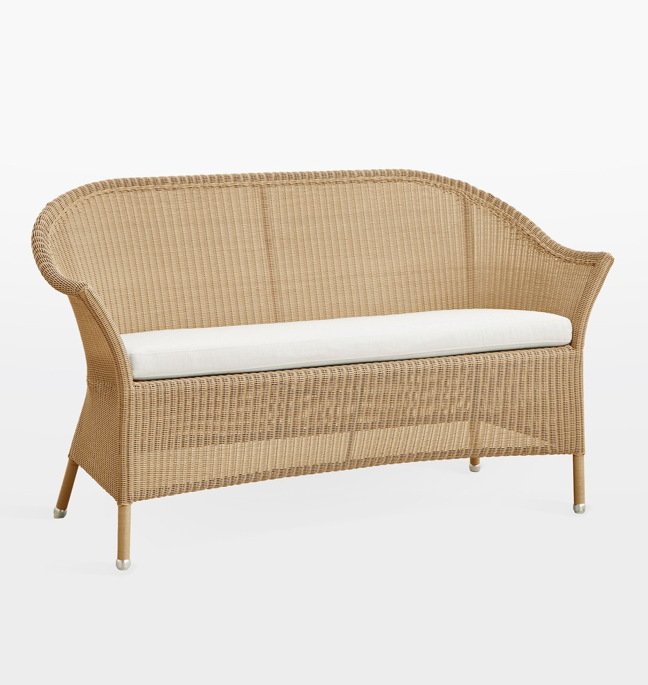 Lansing Settee with Cushion
 | Rejuvenation | Rejuvenation