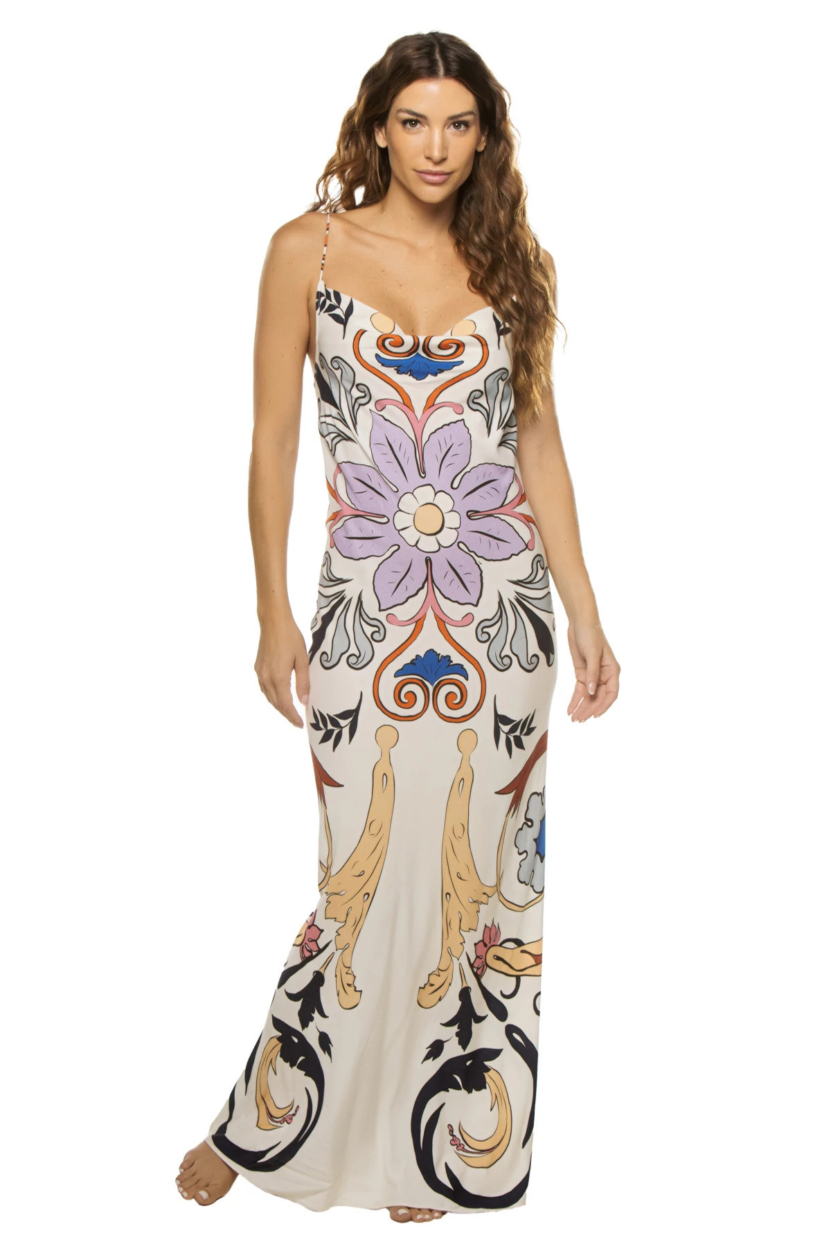 Scrolls Slip Maxi Dress | Everything But Water
