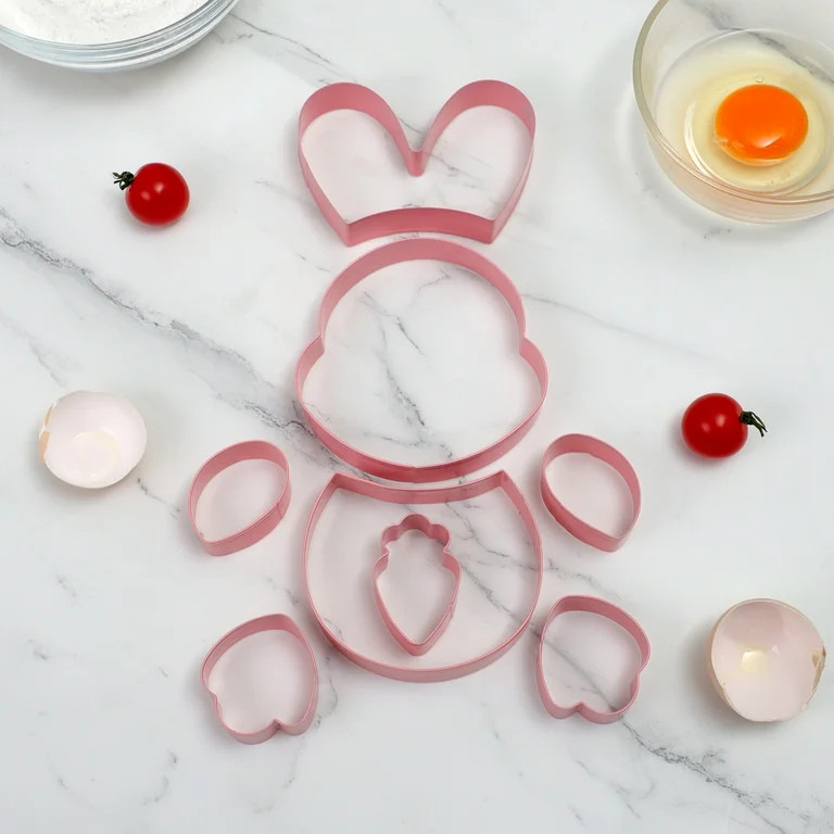 COOK WITH COLOR 8 PIECE COOKIE CUTTER SET - BUNNY | Walmart (US)