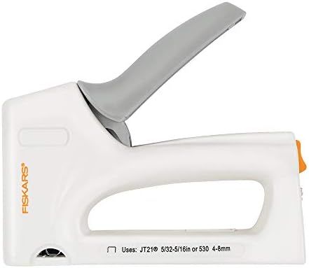 Fiskars 132460-1001 Crafts Precision Staple Gun, White/Grey | Amazon (US)