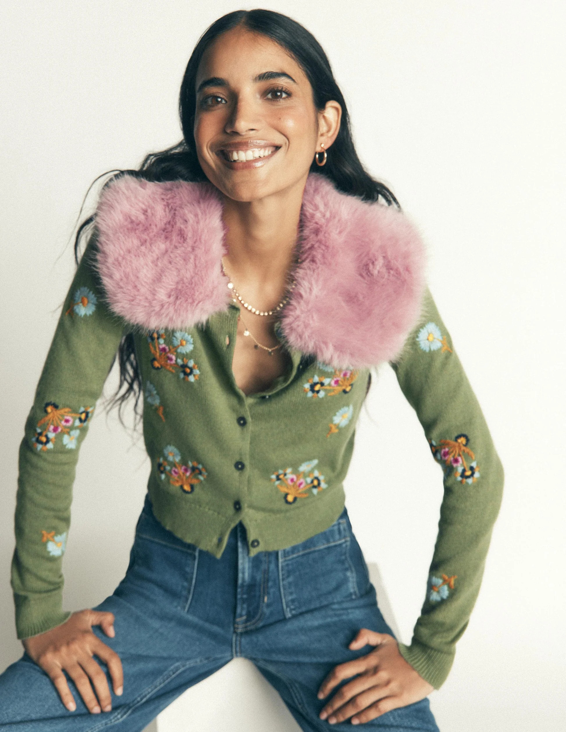 Laurel Green, Embroidered | Boden (US)