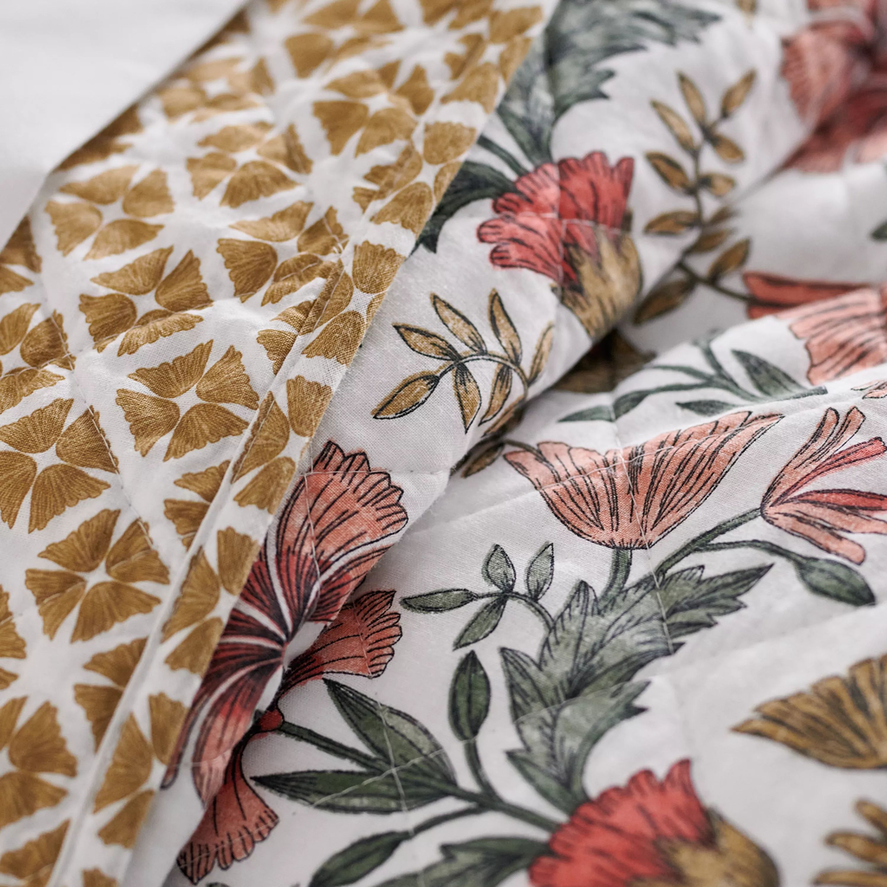 Sonoma Goods For Life® Folklore Floral Reversible Printed Quilt or Sham | Kohl's