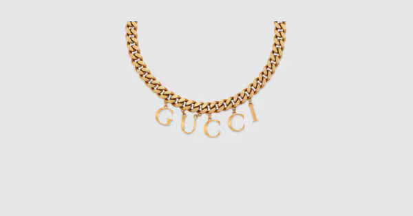 Necklace with Gucci script | Gucci (US)