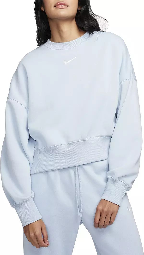 Nike Sportswear Women's Phoenix Fleece Over-Oversized Crewneck Sweatshirt | Dick's Sporting Goods | Dick's Sporting Goods