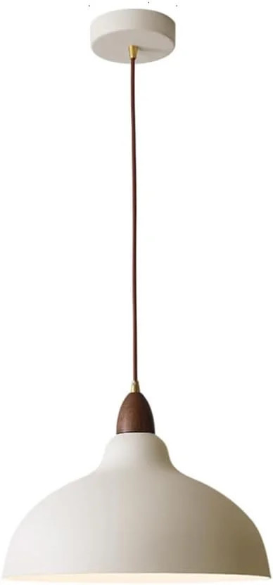 Minimalism White Metal Pendant Light for Dining Room, Modern Farmhouse Iron Pendant Lighting for ... | Walmart (US)