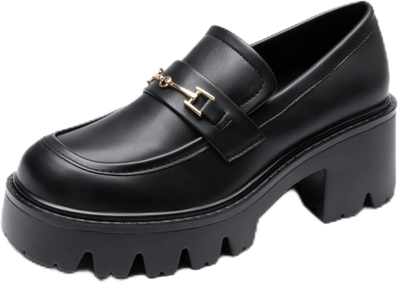 DREAM PAIRS Womens Platform Chunky Loafers Casual Shoes | Amazon (US)