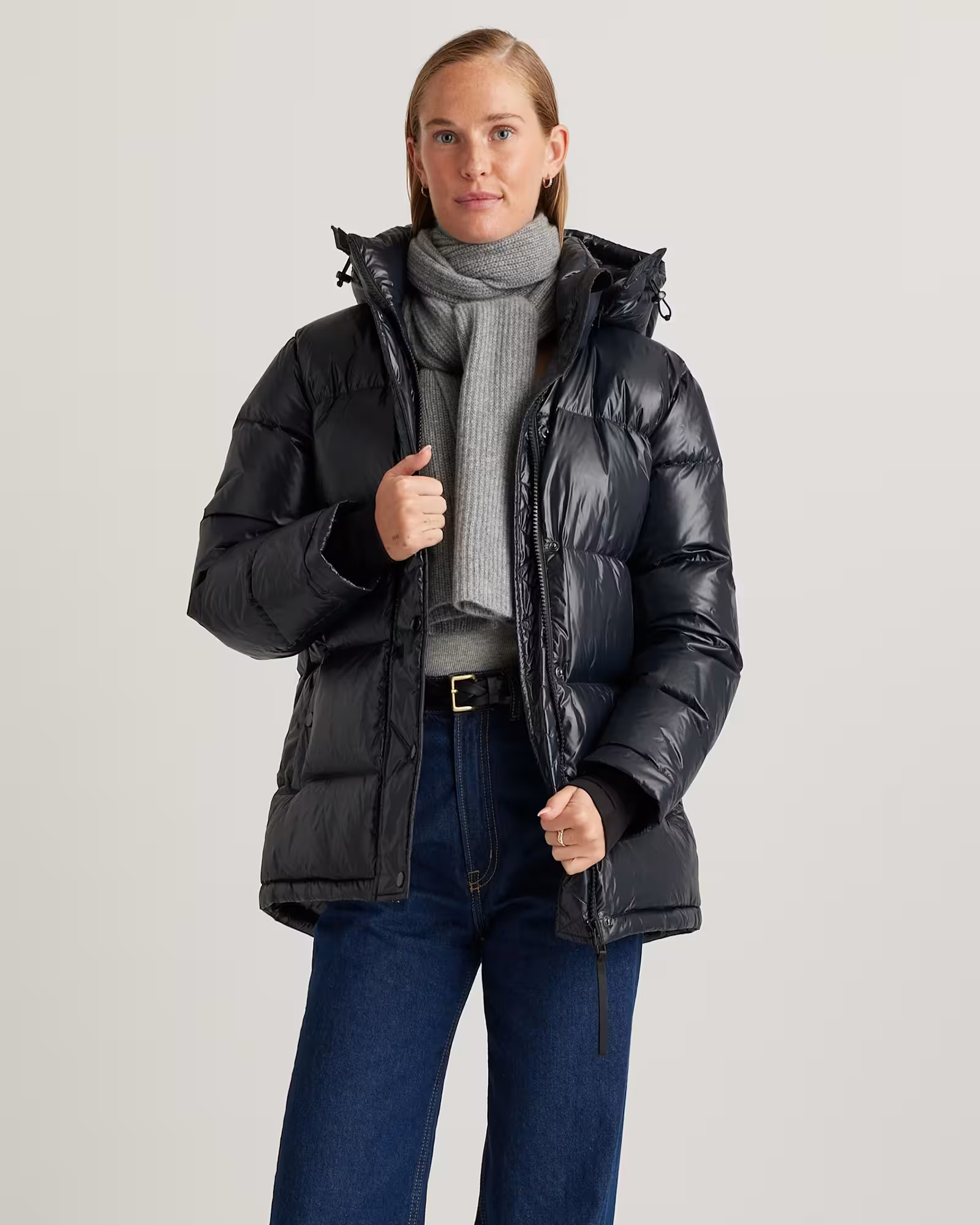 Mongolian Cashmere Ribbed Scarf | Quince