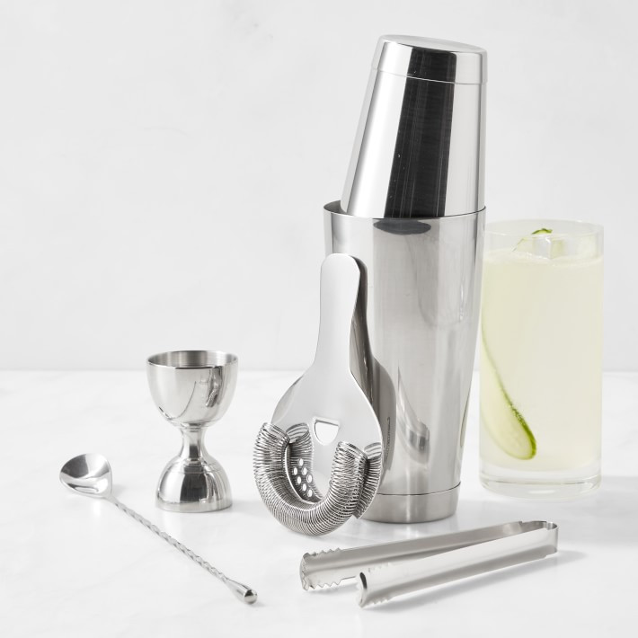 Williams Sonoma Mixology Shaker &amp; Tools Set | Williams-Sonoma