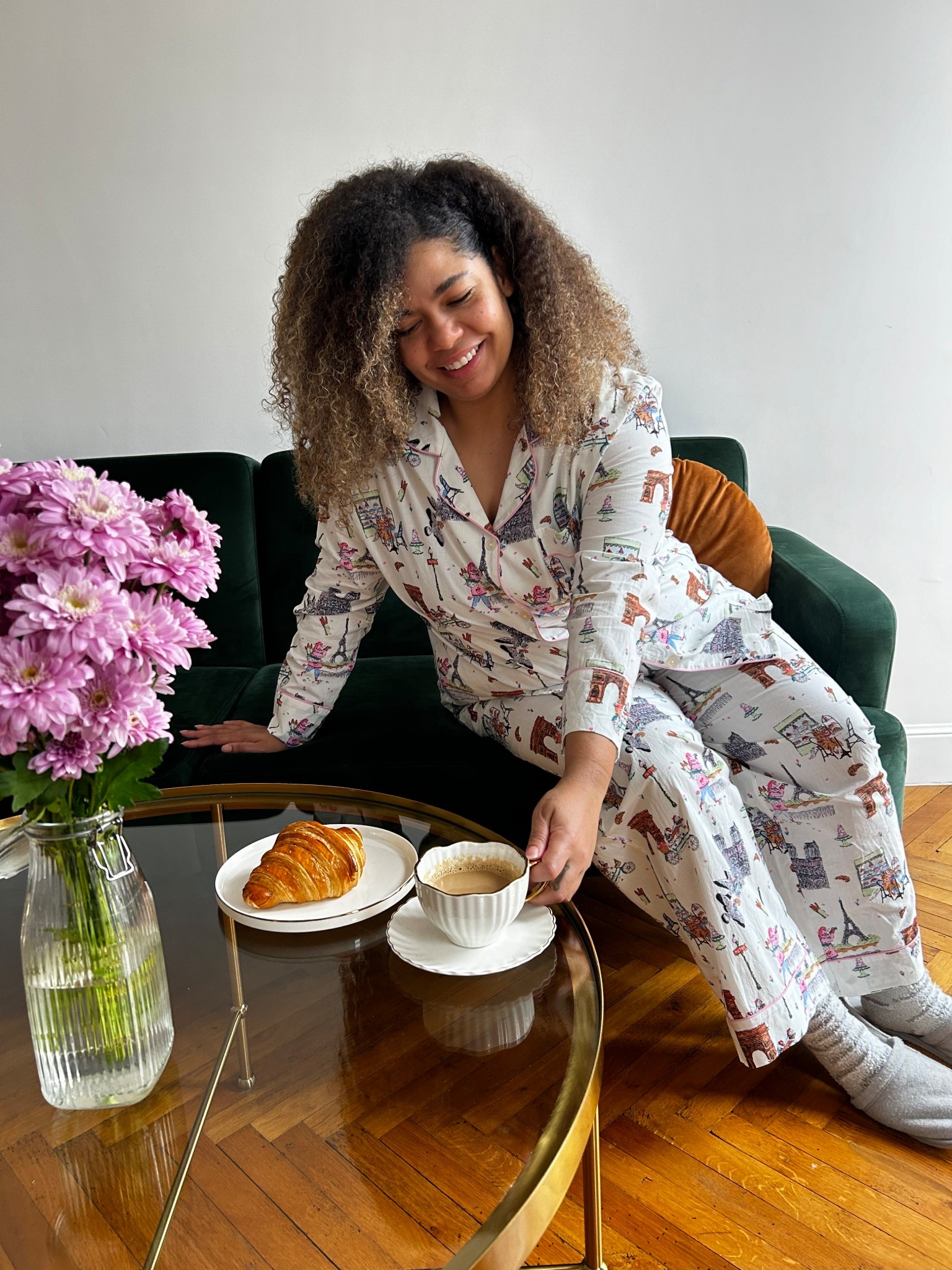 Paris inspired printfresh pjs 

#LTKPlusSize #LTKselfcare #LTKValentine