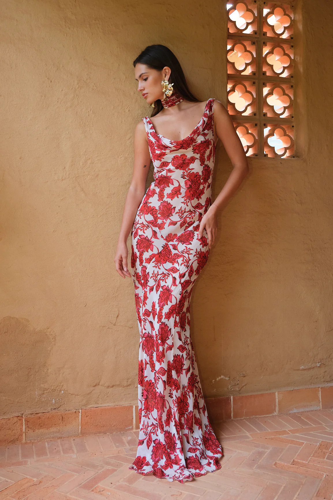 HARPER DRESS - RED CAPRI | Shop.app