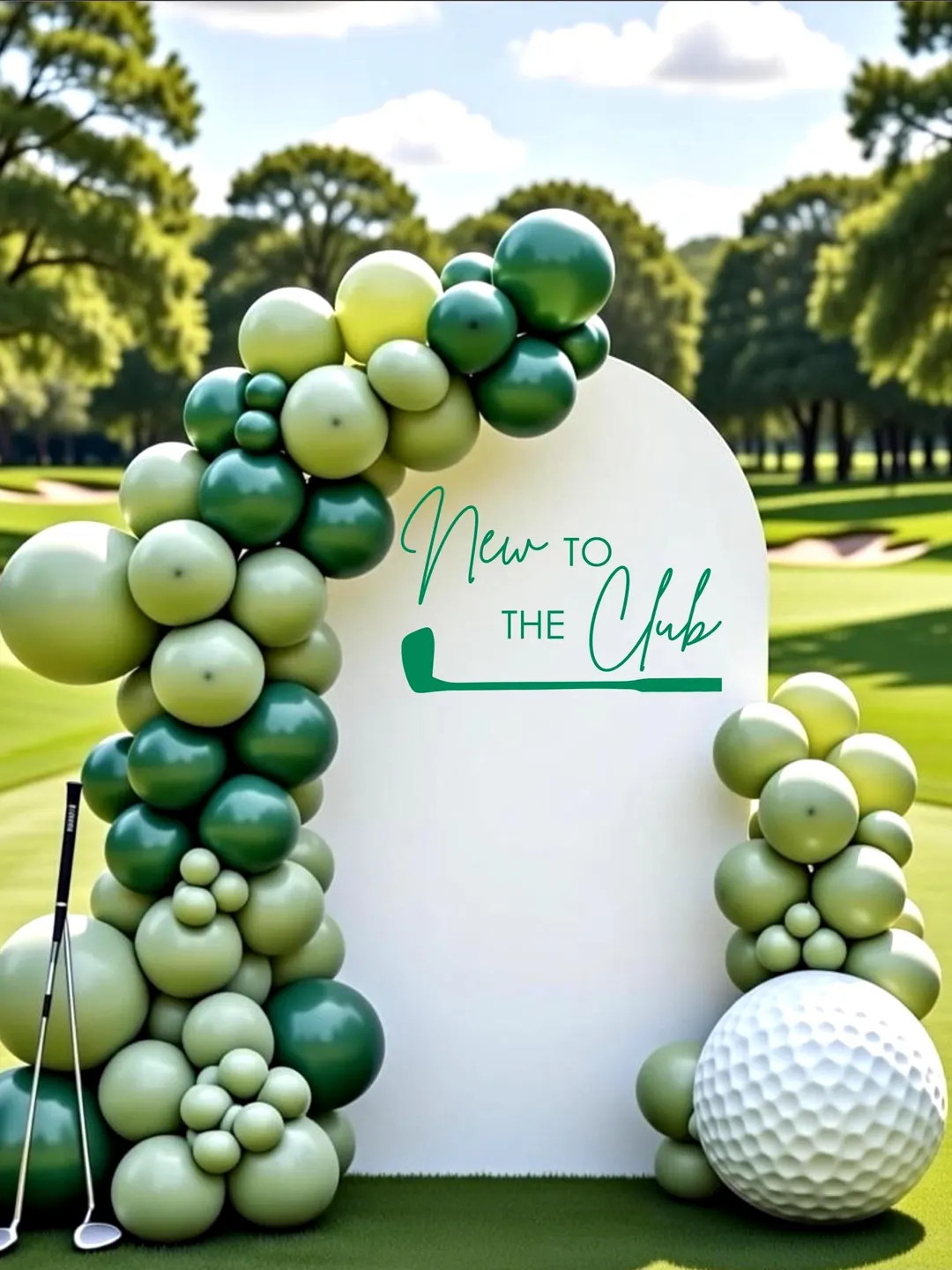 New to the Club Decal - Golf Vinyl for Baby Shower Backdrop or Sign - Golf Club Decor - Etsy | Etsy (US)