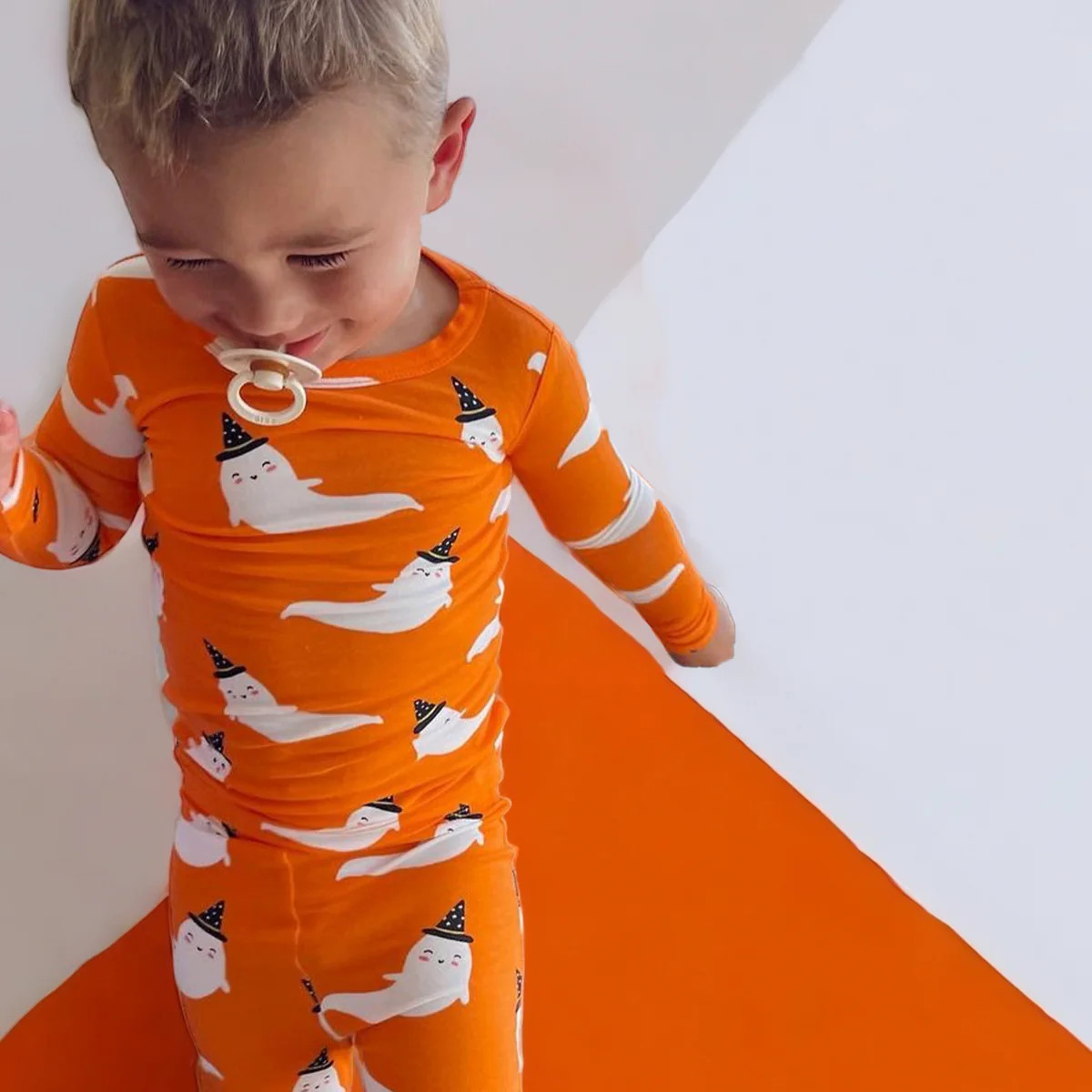 2-Piece Set, Orange Ghost | SpearmintLOVE