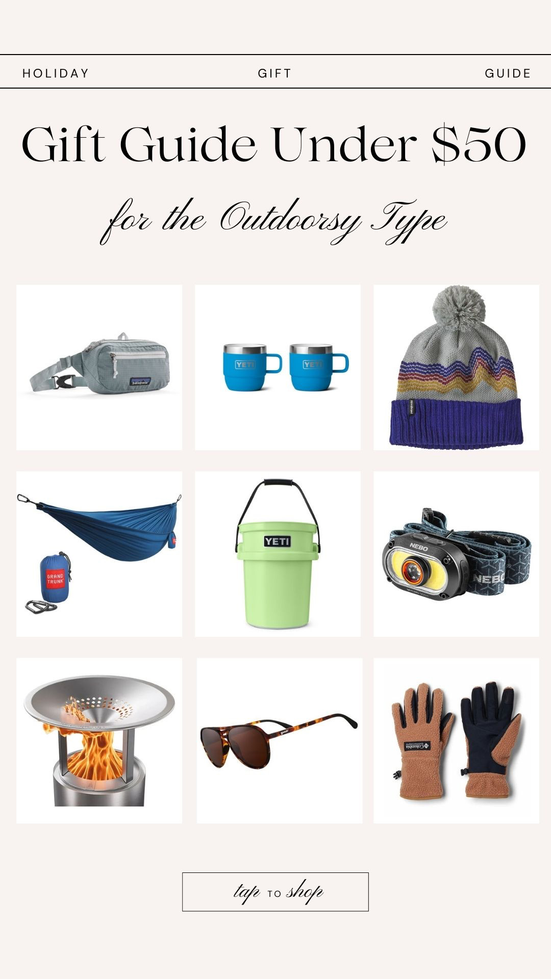 Our Picks For Gifts Under $50 

 #LTKGiftGuide #LTKFindsUnder50 #LTKTravel