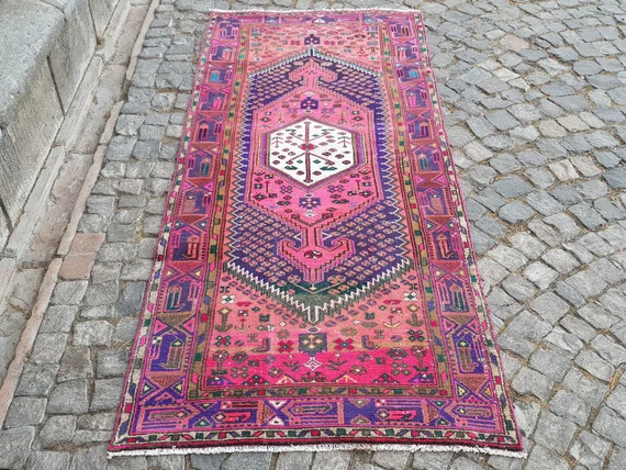 Persian Rug  Turkish Rug  Antique Rug  Vintage Rug  7.3 X - Etsy | Etsy (US)