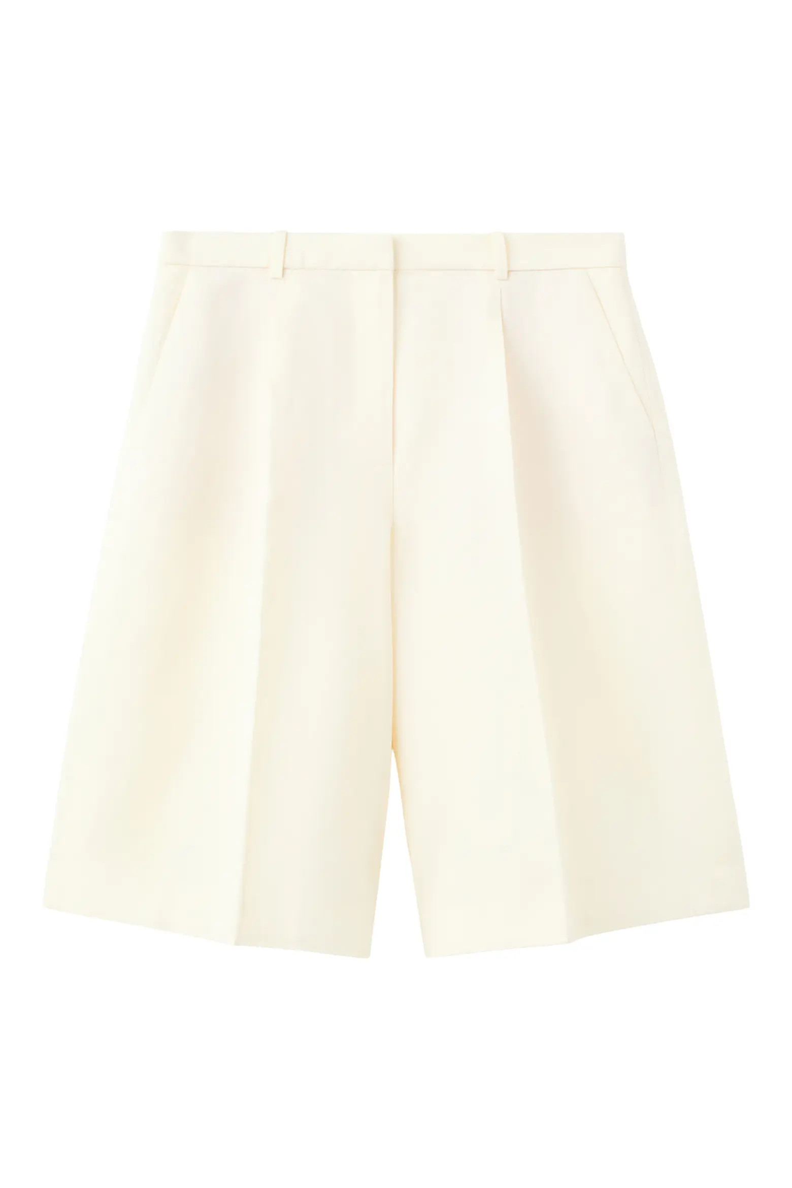 MANGO Straight Linen Blend Bermuda Shorts (Women) | Nordstrom | Nordstrom