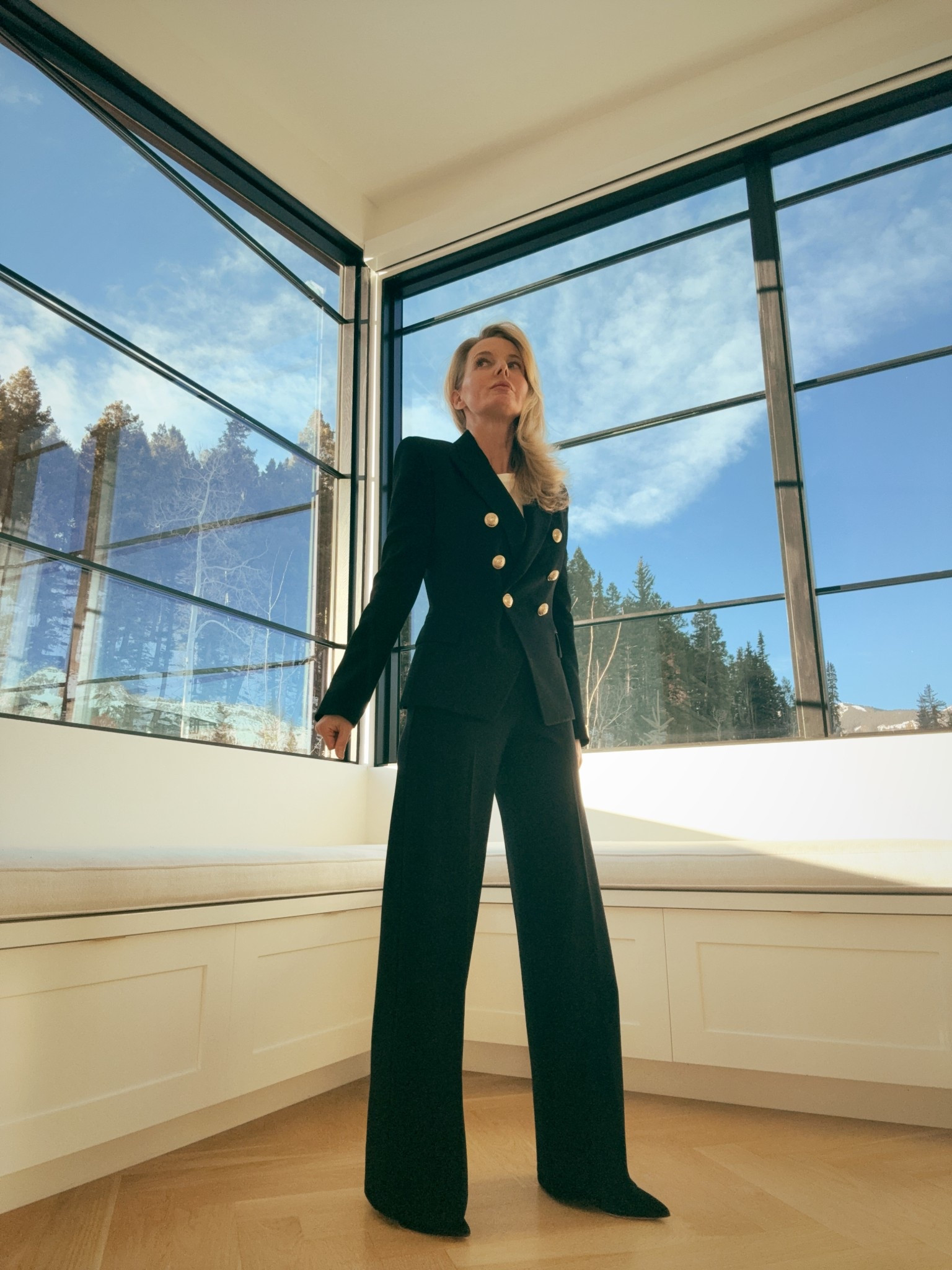 These Spanx wide leg black pants have been a Busbee best seller for years now. They are next-level flattering but more importantly, incredibly comfortable too. They don’t have any pockets, buttons, or zippers so there’s no bulk and you get a very streamlined look. They also have built-in compression technology that slims and smooths (but doesn’t dig in) to give an extra boost of confidence if you’re feeling insecure with your tummy or thighs. Plus, they are made of a ponte knit fabric that is very soft, wrinkle-resistant, and so easy to care for. 🙌 

I recommend sizing down. I’m 5’4” wearing xs, regular length with a 3” heel. 

And if you’re a new customer, be sure to use code ERINXSPANX for 15% off! 

~Erin xo

#LTKOver40 #LTKWorkwear #LTKSeasonal