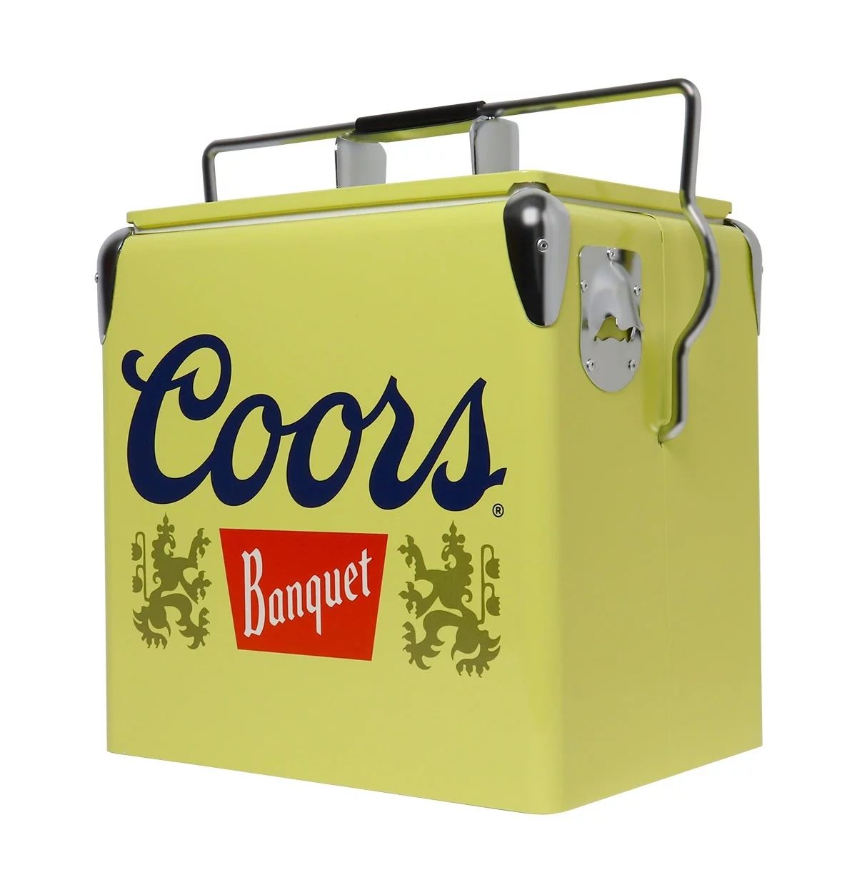 Coors Hard Sided Ice Chest Cooler (13 Liter), Yellow | Walmart (US)