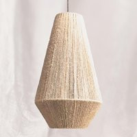 Jute Chandelier Color To Choose, Boho Pendant Light, For Cafe, Restaurant, Hotel, Beach Style Balinese Style | Etsy (US)