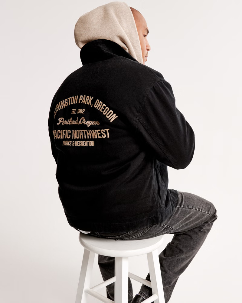 Workwear Lined Jacket | Abercrombie & Fitch (US)