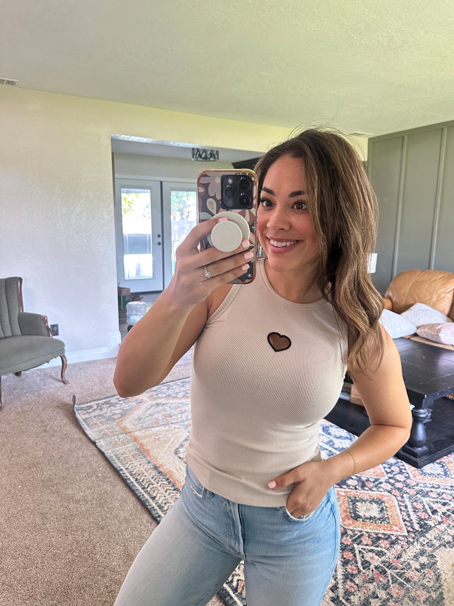 Love this #skims dupe tank from Target!! True to size #cutout heart shaped ribbed tank 

#LTKFindsUnder100 #LTKFindsUnder50 #LTKFestival