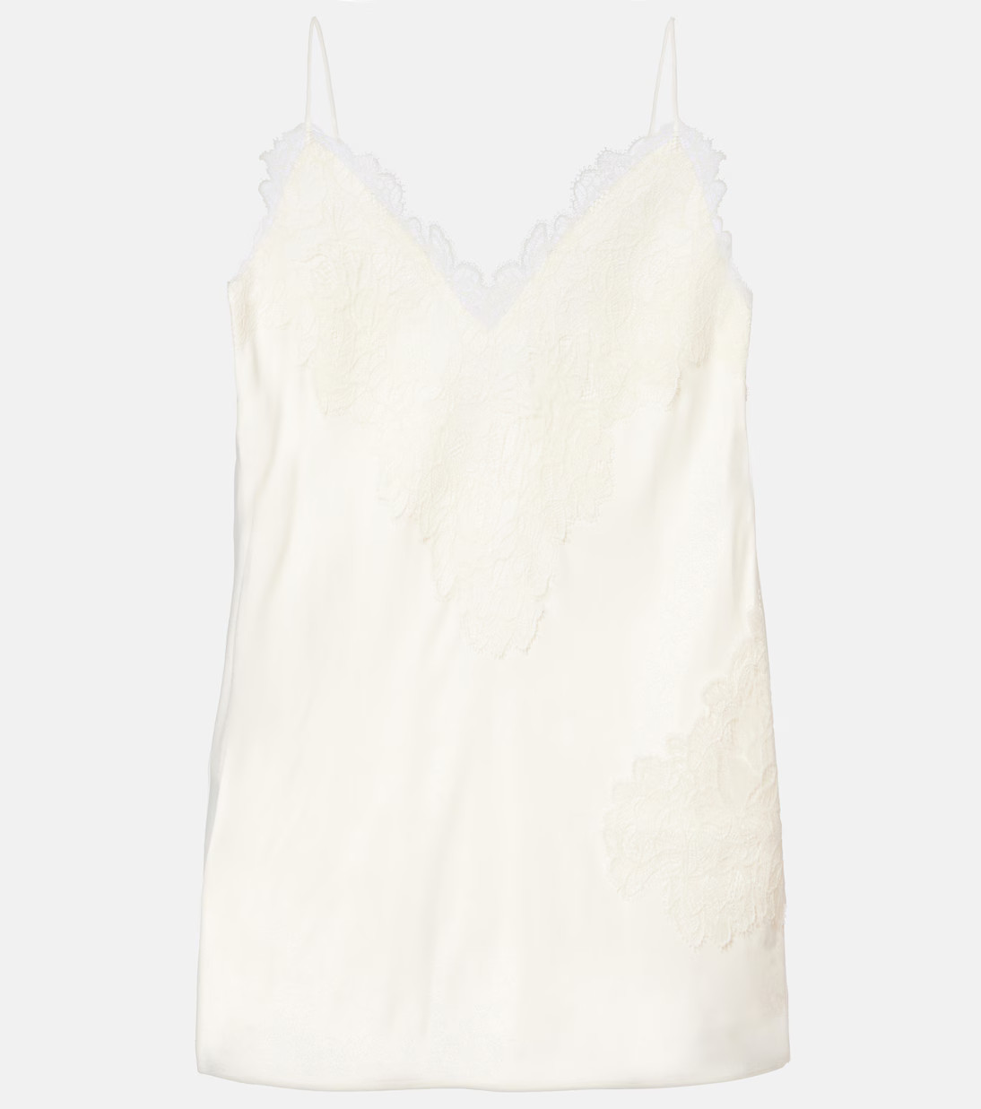 Lace-trimmed satin camisole | Mytheresa (US/CA)