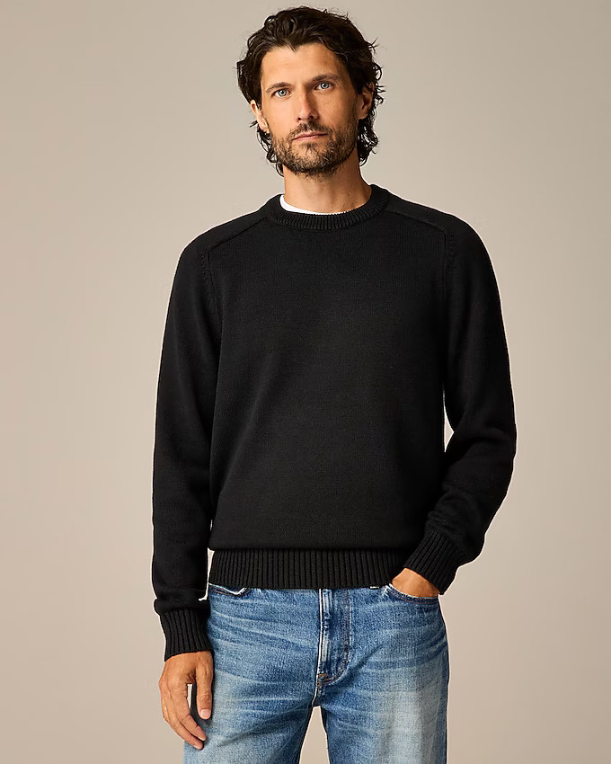 Heritage cotton crewneck sweater | J. Crew US