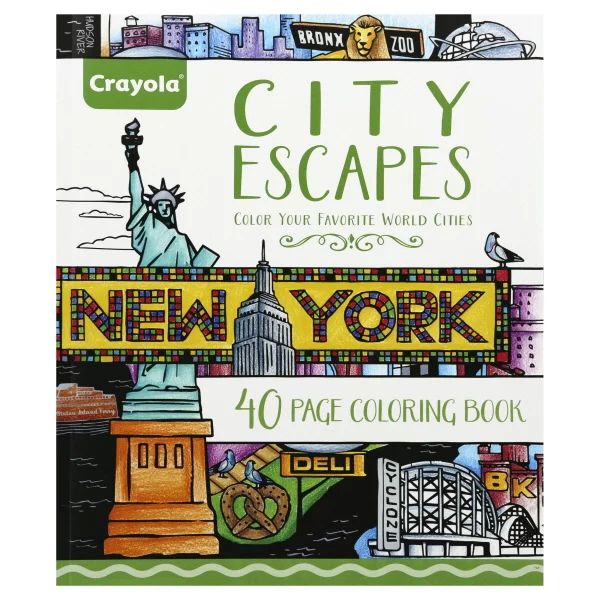Crayola Art With Edge Coloring Book City Escapes - Walmart.com | Walmart (US)