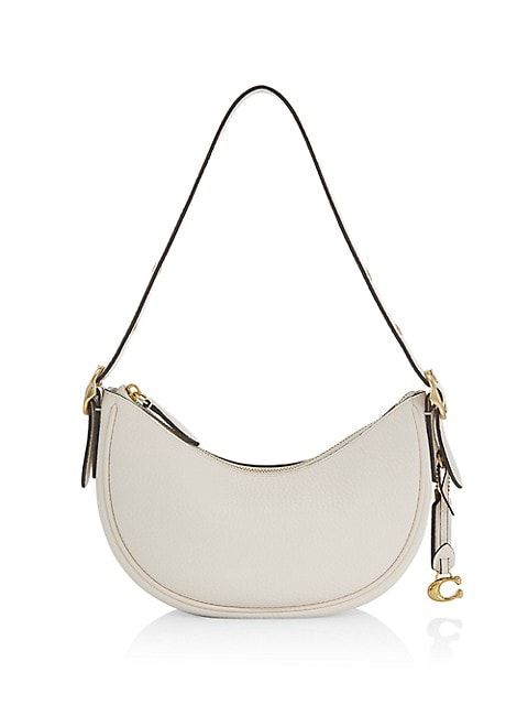 COACH Luna Pebble Leather Shoulder Bag | Saks Fifth Avenue