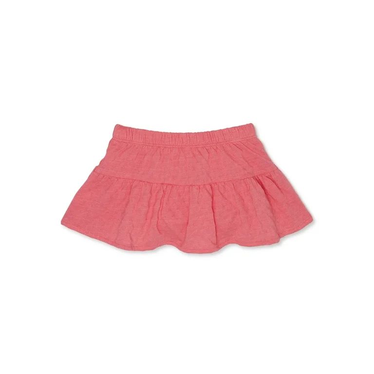 Garanimals Baby Girl Dot Jacquard Tiered Scooter Skirt, Sizes 0-24 Months | Walmart (US)