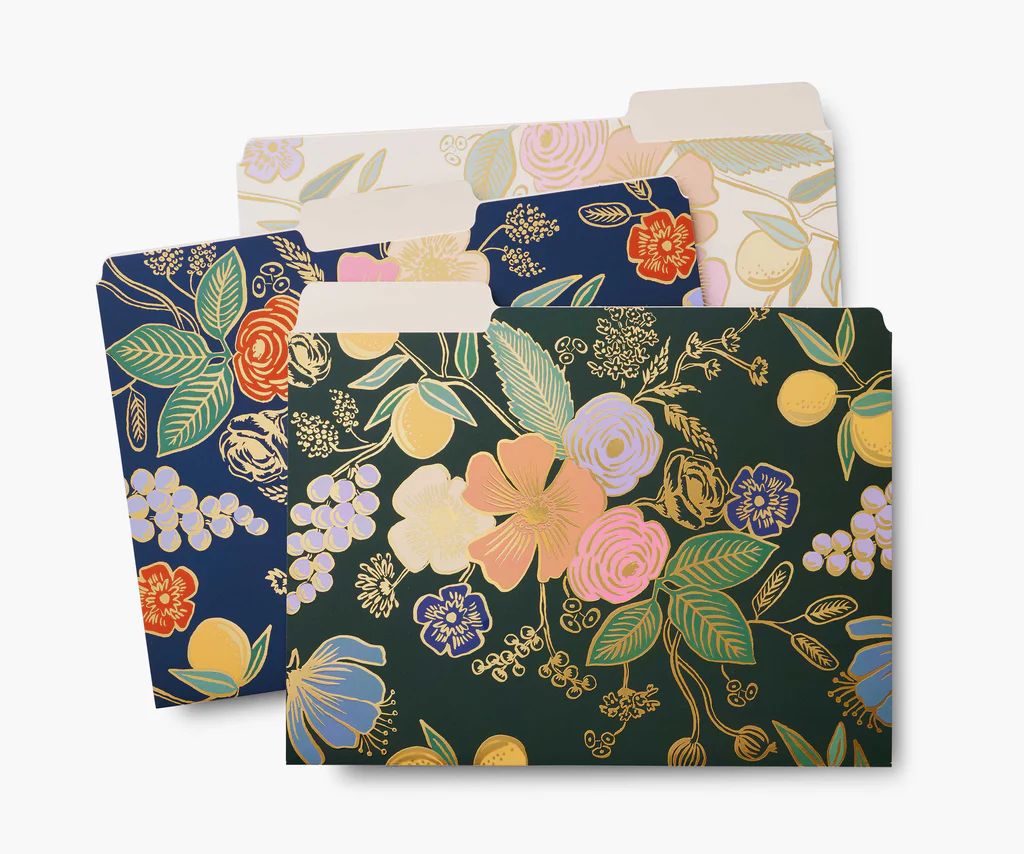 Assorted File Folders - Colette | Rifle Paper Co.