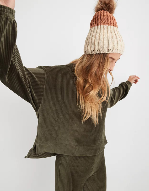 Aerie Groove-On Velour Hoodie | American Eagle Outfitters (US & CA)