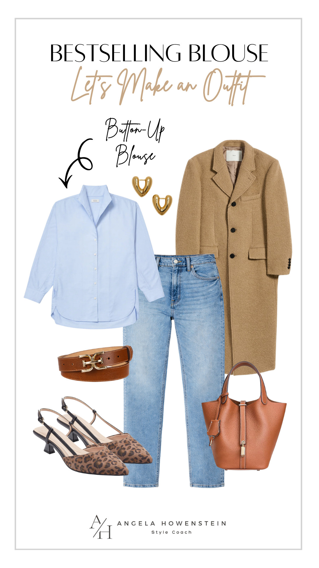 A classic button-up is always a yes. Paired with denim and a tailored coat, it’s the kind of easy outfit that looks chic without trying too hard.
 

 

#LTKgrwm #LTKootd #LTKOver40