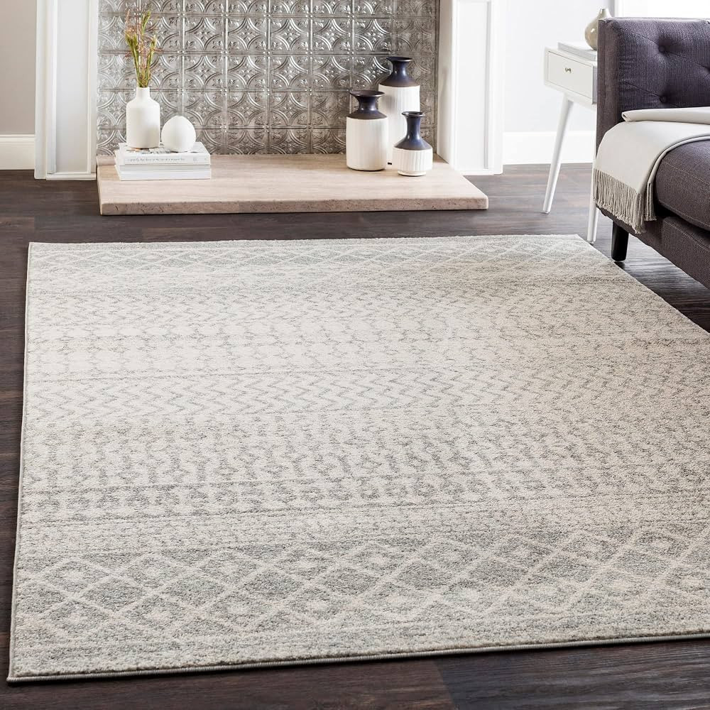 Artistic Weavers Chester Boho Moroccan Area Rug,7'10" Square,Grey | Amazon (US)
