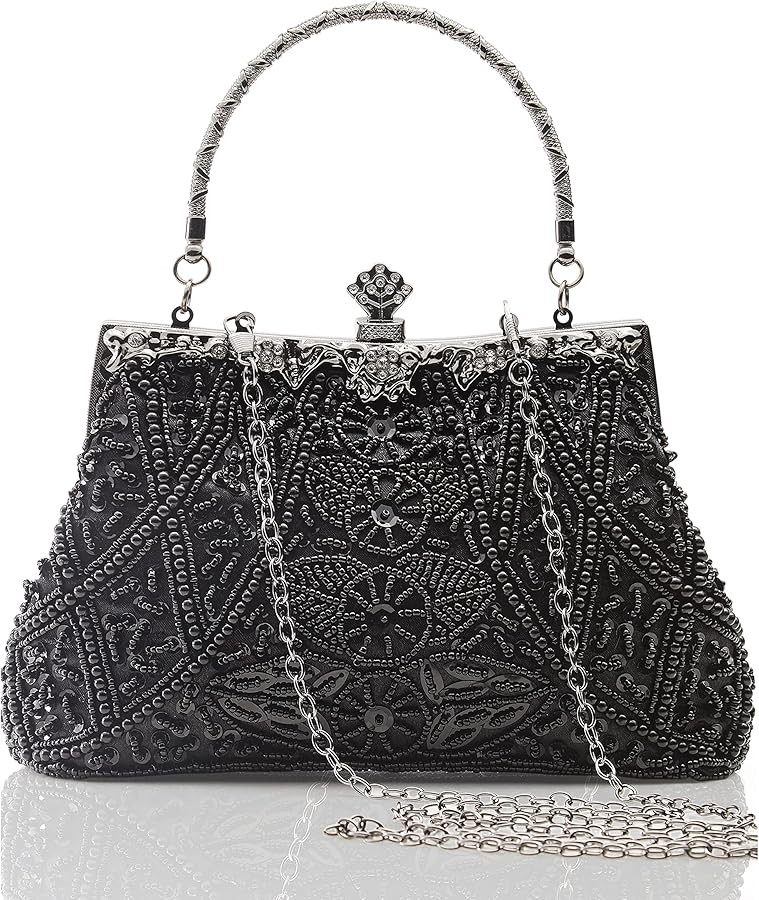 BABEYOND Evening Clutch Purses for Women - Vintage Evening Bag Accessories for Women Gatsby 1920s... | Amazon (US)