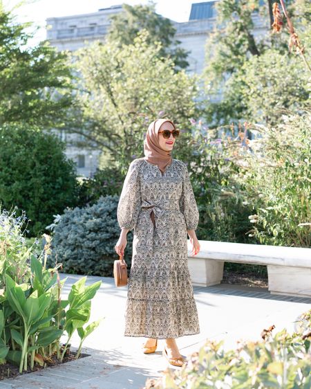 Transitioning from summer to fall in this beautiful fall printed midi dress 

#LTKSeasonal #LTKstyletip #LTKtravel