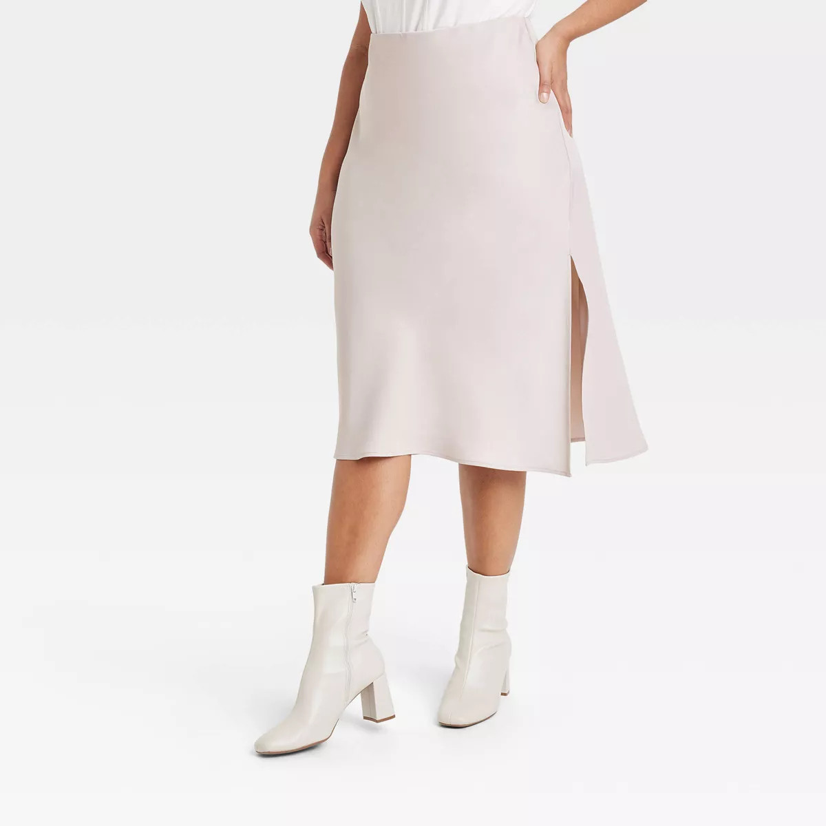 Women's A-Line Midi Slip Skirt - A New Day™ | Target