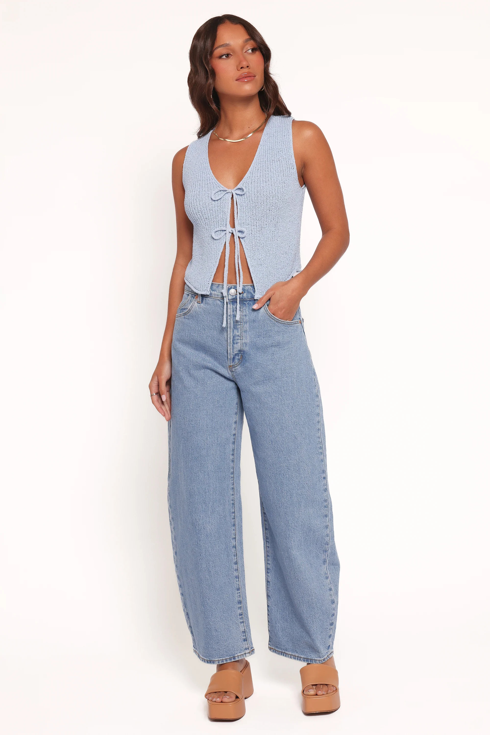 Rollas Gigi Barrel Jeans - Country Blue | Petal & Pup (AU)
