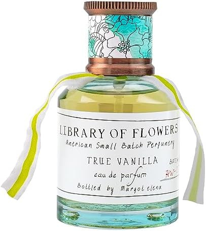 Library of Flowers True Vanilla Eau de Parfum, 1.69 Fl. Oz., Bergamot, Dark Vanilla, & Amber Scen... | Amazon (US)