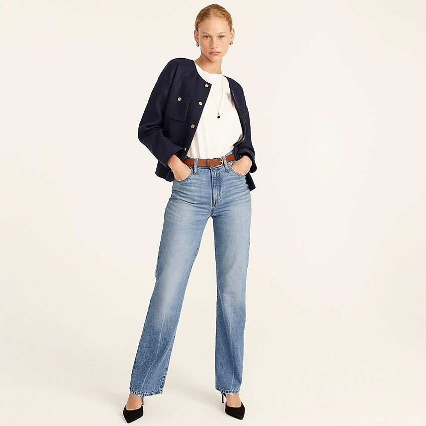 Point Sur palisades flare jean in Indigo Ocean wash | J.Crew US